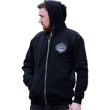 Mikbaits Mikina s kapucí Team černá, M