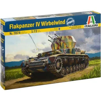 Plastikový model Italeri Flakpanzer IV Wirbelwind 1:72