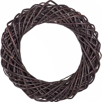 Věnec Proutěný věnec tmavý Merano II. 30 cm