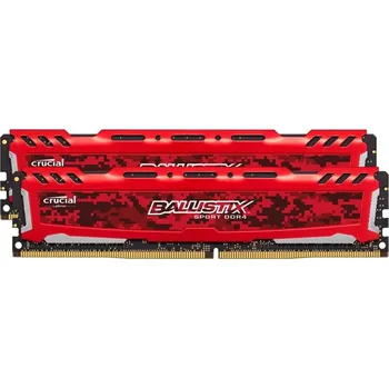 Operační paměť Crucial Ballistix Sport LT Red 16 GB (2x 8 GB) DDR4 2666 MHz (BLS2C8G4D26BFSEK)