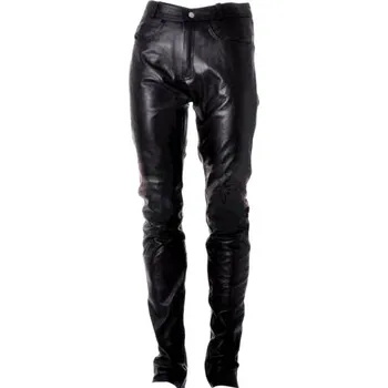 Moto kalhoty Roleff Kožené kalhoty pánské černé, 46