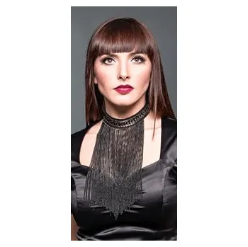 Náhrdelník Gotický náhrdelník s černými řetízky