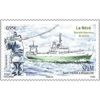 Poštovní známka Post France (2018) MiNr. 1292 ** - Saint Pierre a Miquelon - rybářská plavidla