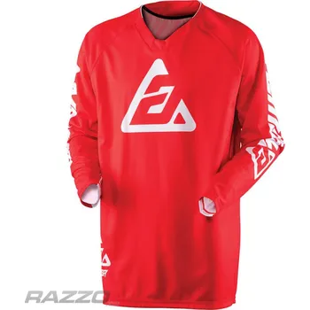 cyklistický dres Pánský MX dres ANSWER Elite Jersey Red 2019 XL