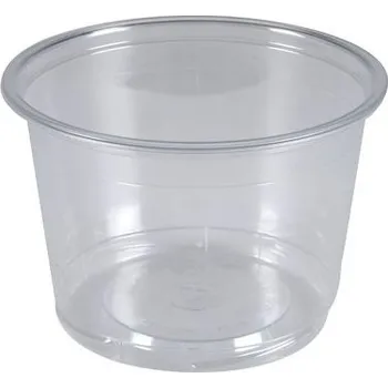 Jednorázové nádobí Plastová miska TowerPac 200 ml (PET) pr. 90 mm (50 ks)