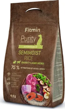 Krmivo pro psa Fitmin dog Purity Rice Semimoist Rabbit Lamb