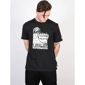 Pánské tričko Adidas Legalize Skateboarding Black/White