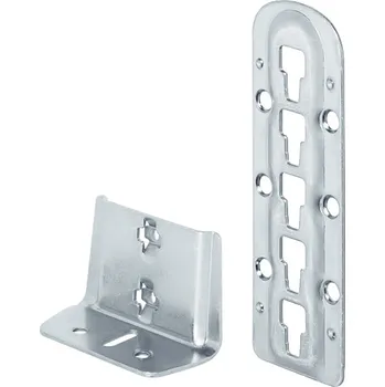 Postelové kování universal povrch bílý zinek