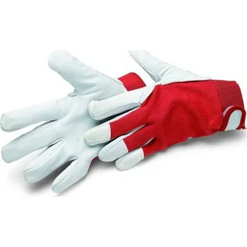 Pracovní rukavice Schuller Rukavice WORKSTAR RACE, nejjemnější světlá kozí kůže, s bavlněným hřbetem, vel.9/L