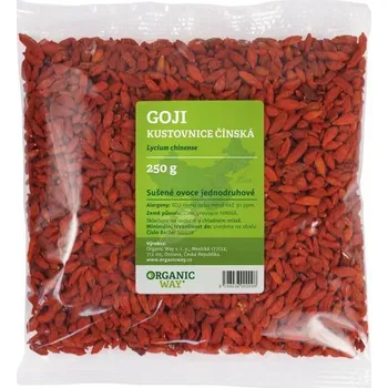 Sušené ovoce Organic way Goji Kustovnice čínská 250 g