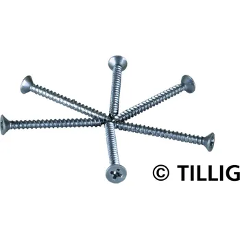 Modelová železnice Šroubky pro uchycení kolejiva s podložím - Tillig 08976