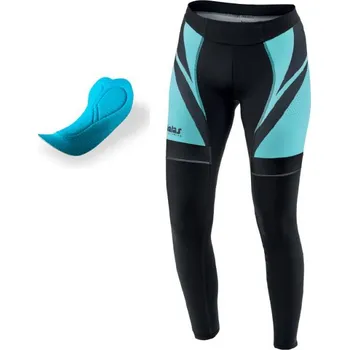 cyklistické kraťasy Kalas Titan 8 + sedlo Titan X8 dámské tyrkysové