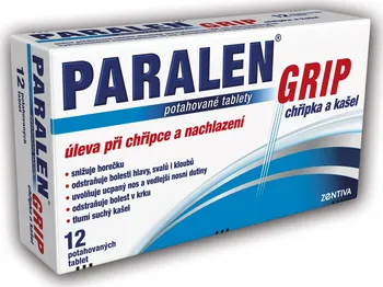 Lék na bolest, zánět a horečku Paralen Grip Chřipka a kašel