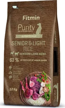 Krmivo pro psa Fitmin Purity Dog Senior and Light Rice/Venison/Lamb