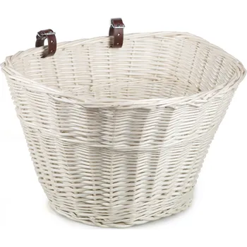 brašna na kolo Proutěný koš na kolo bělený Road III.