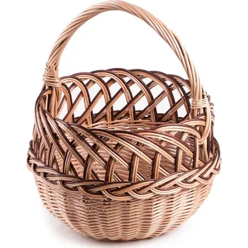 Nákupní košík Nákupní koš proutěný Lány II.