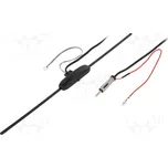 CALEARO 7697015 Anténa; vnitřní; AM, FM; univerzální, se zesilovačem; 2,4m; 12VDC