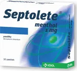 Septolete Menthol 1 mg II 30.pas