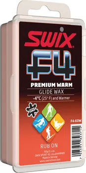Lyžařský vosk SWIX F4 Warm -4 °C 60 g