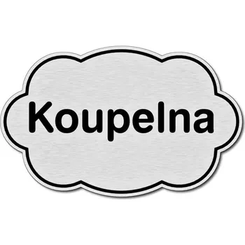 Pelisport Dveřní štítek typ 13 Koupelna 8 x 5 cm