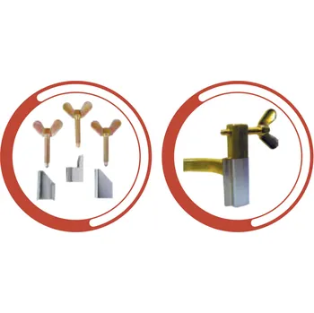 Truhlářská svěrka FIT-UP PRO Krytky a šrouby z nerezové oceli pro středící svěrky EZG9 EZG9SS