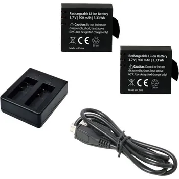 Rollei ActionCam 510 / 610 / 525 / 625 + 2x náhradní baterie 21644