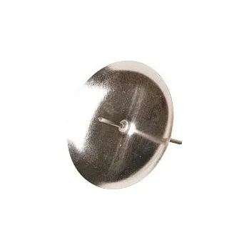 Svícen Bodec na svíčku - střední stříbrný