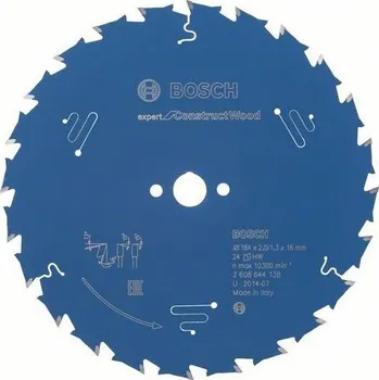Pilový kotouč Bosch Expert for Construct Wood 184 x 16 x 2,0 mm 24 zubů