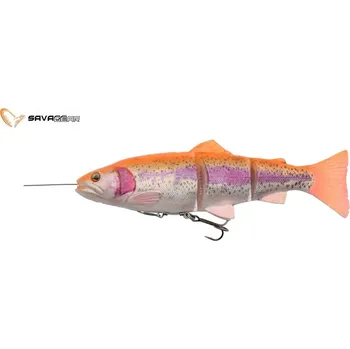 Umělá nástraha Savage Gear Gumová Nástraha Pstruh 4D Line Trhu Trout SS Golden Albino 15cm 35g