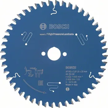 Pilový kotouč Bosch Expert for High Pressure Laminate 165 x 20 mm 48 zubů