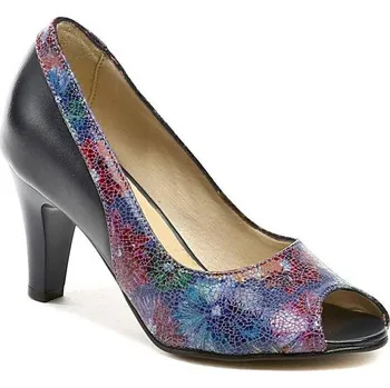 Dámské lodičky Di Janno 9719 modro květované podměrné lodičky