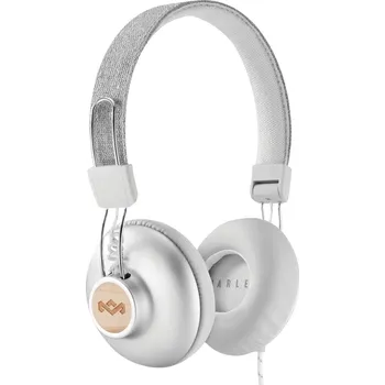 Sluchátka The House of Marley Positive Vibration 2.0, stříbrná