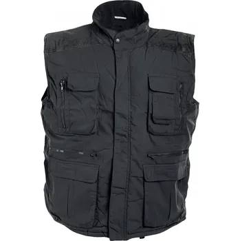 pracovní vesta CERVA Davida černá zateplená vesta