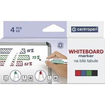 Kancelář Značkovač na tabule (4 kusy)