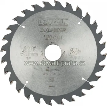 Pilový kotouč Dewalt ATB 10 190 x 30 mm 28 zubů