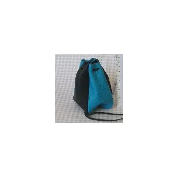 Vak na peníze Měšec kožený M4 modrý