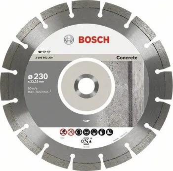 Pilový kotouč BOSCH Standard for Concrete 2608603243 230 x 10 x 2,3 mm