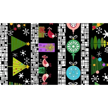 MAKOWER UK Látka vánoční v metráži 125K