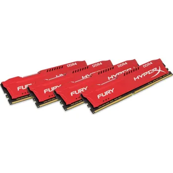 Operační paměť Kingston HyperX Fury 32 GB (4x 8 GB) DDR4 2666 MHz (HX426C16FR2K4/32)