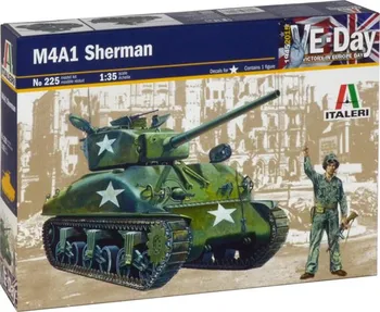 Plastikový model Italeri M4A1 Sherman 1:35
