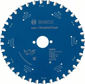 Pilový kotouč Bosch Expert for Sandwich Panel 210 x 30 x 2,4 mm 36 zubů