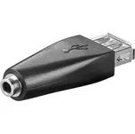 GOOBAY Adaptér USB 2.0 Jack 3,5mm 3pin zásuvka,USB A zásuvka