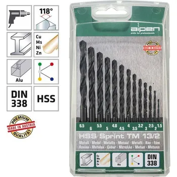 Bit Vrták ALPEN HSS Sprint pro ruční vrtačky O 7.0 Vrták ALPEN HSS Sprint pro ruční vrtačky O 7.0
