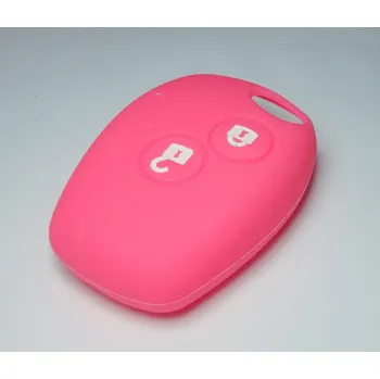 Autoklíč Silikonový obal na klíč Renault / Dacia - barva růžová