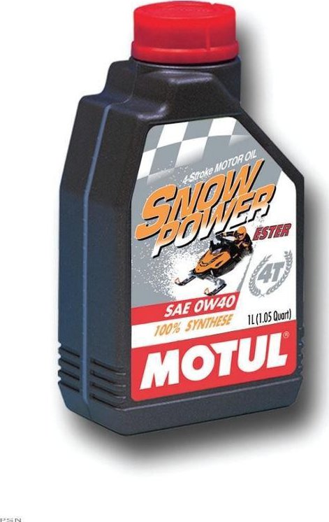 Motul Snowpower 4T 0W-40 Motoröl, 4 Liter – Vollsynthetisch, Für Snowmobile