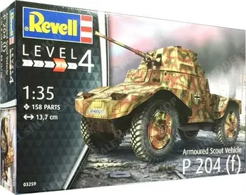 Plastikový model Revell Armoured Scout Vehicle P 204 (f) 1:35