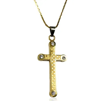 Náhrdelník Náhrdelník křížek z chirurgické oceli S162090