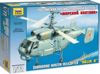 Plastikový model Zvezda Helix A Submarine Hunter Helicopter 1:72