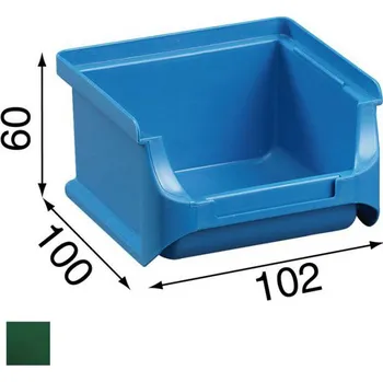 Allit Plus 1 102 x 100 x 60 mm, zelené