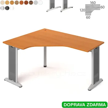 Psací stůl FEV 60 P Hobis Flex - Stůl 160 x 120